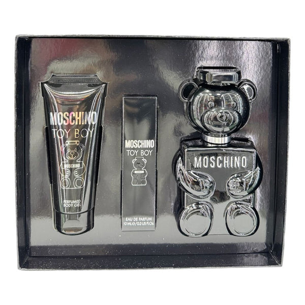 Perfume Set Moschino Toy Boy X3pz Aroma Lujoso Y Práctico