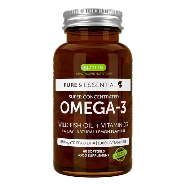 Aceite De Pescado Silvestre Omega3 D3 1000 Iu Rtg Concentrado