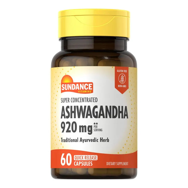 Ashwagandha 920Mg 60 Cápsulas Suplemento Super Concentrado Sin Omg
