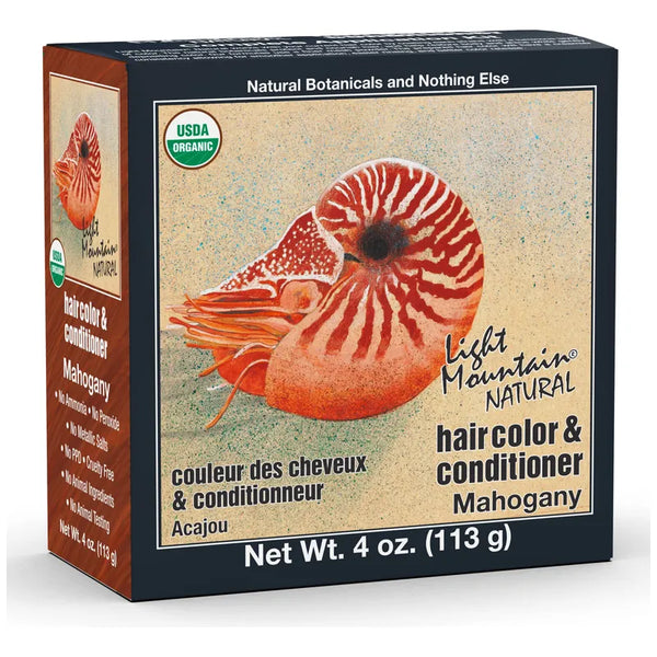 Tinte Henna Caoba Vegano Sin Químicos Acondicionador Orgánico Cabello Saludable