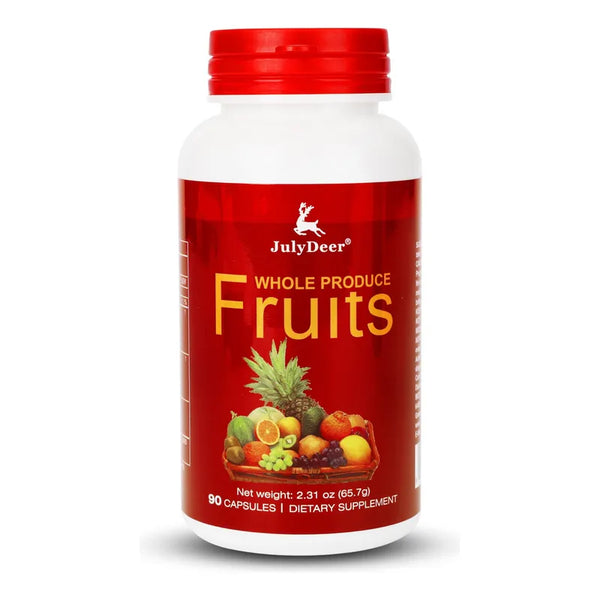 Capsulas De Frutas Naturales 90 Unidades Suplemento De 16 Frutas Energía Y Antioxidantes