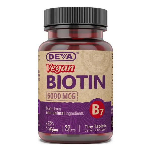 Biotina 6000 Mcg 90 Tabletas Salud Cabello Uñas Importado