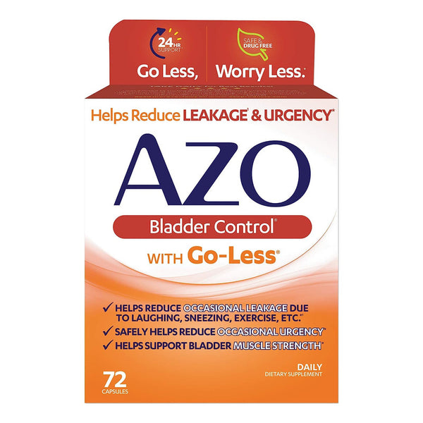Azo Vejiga Control Suplemento De Origen Natural Para Fugas Menos Necesidad De Ir