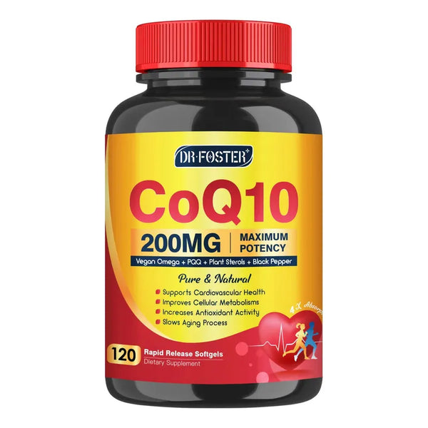 Capsulas Blandas Coq10 Vit E Omega 3 6 9 Pqq 200 Mg Alta Absorcion