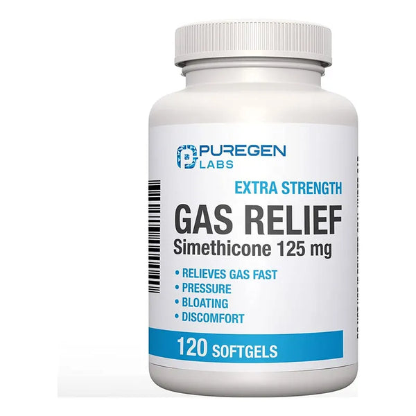 Capsulas Blandas Extra Fuertes Simeticona 125 Mg Alivio De Gases