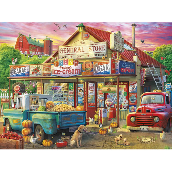 Rompecabezas 1000 Piezas Country Store 68 X 50 Cm Para Adult