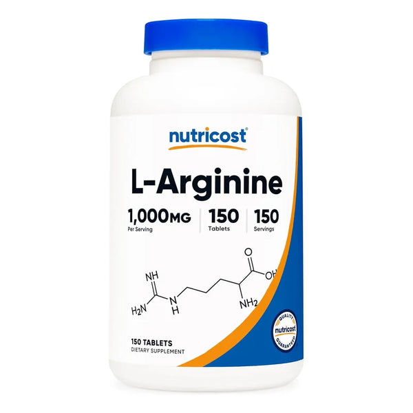 L-Arginina 1000 Mg Aminoácidos 150 Tabletas Para Rendimiento