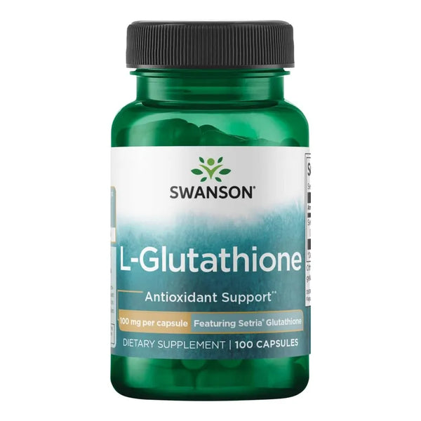 Aminoácido L-glutatión Swanson 100mg Cápsulas Antioxidante