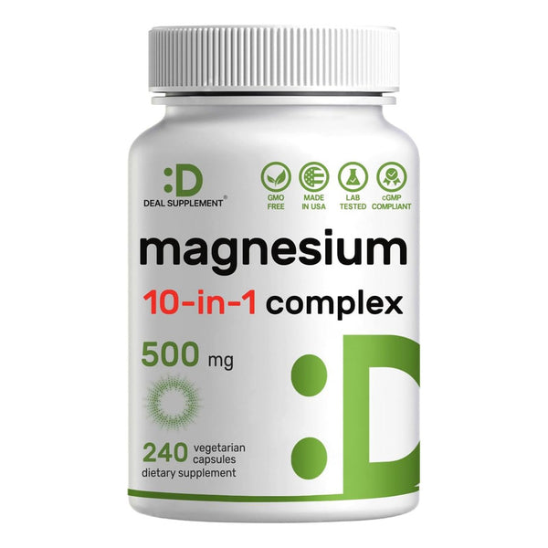 Magnesio Complex 10 En 1 Salud Muscular Y Relajación 240 Cap
