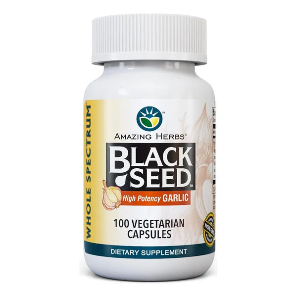 Capsulas De Ajo Negro Y Semilla Negra 100 Unidades