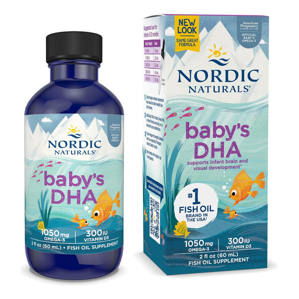 Dha Bebes 1050 Mg Omega 3 Vitamina D3 Nordic Naturals Sin Sabor