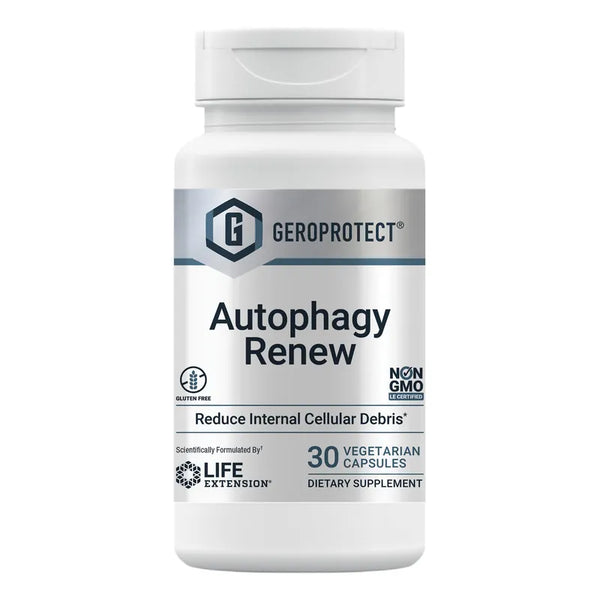 Autophagy Renew Geroprotect 30 Capsulas Para Limpieza Celular Y Longevidad