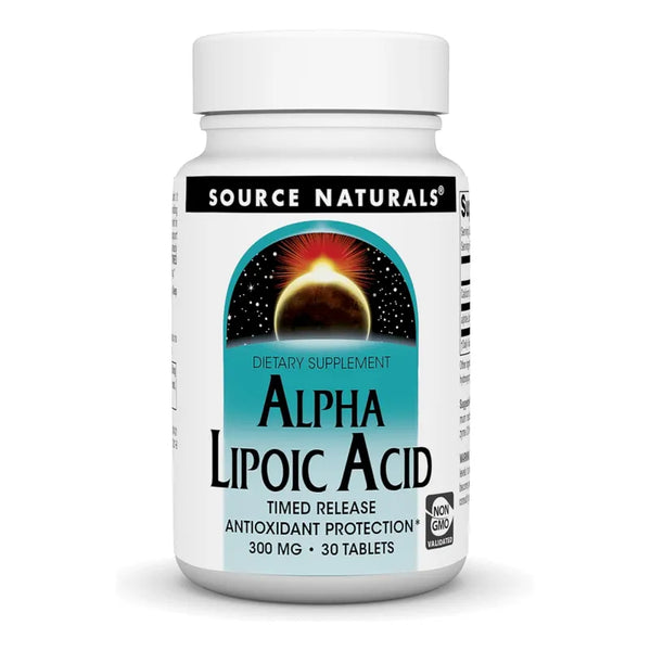 Acido Alfa Lipoico Source Naturals 30 Tab Energiza Metabolismo