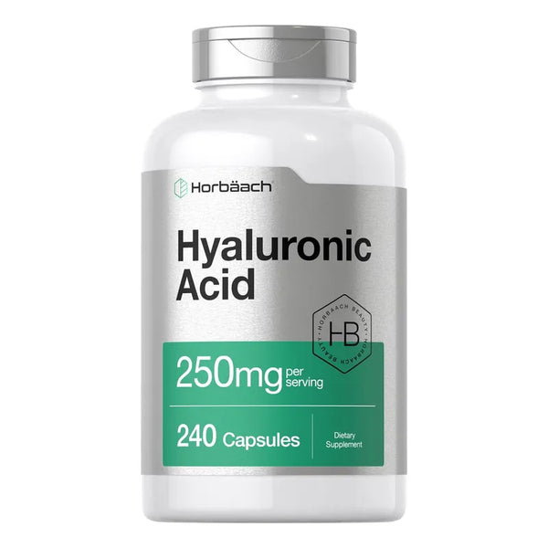 Capsulas Acido Hialuronico 250mg 240 Unidades Hidratacion Horbaach