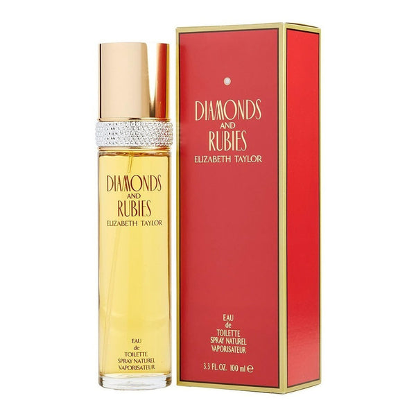 Perfume Diamantes Y Rubies Elizabeth Taylor Mujer 100ml Atrevete A Brillar