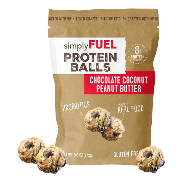 Bolas De Chocolate Y Coco Con Probióticos Simplyfuel Energéticas