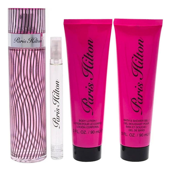 Set Woman De Paris Hilton Perfume 4 Piezas Invierno Y Noches Inolvidables