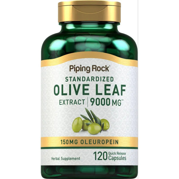 Capsulas Extracto Hoja De Olivo 9000 Mg 120 Unidades Suplemento Estandarizado