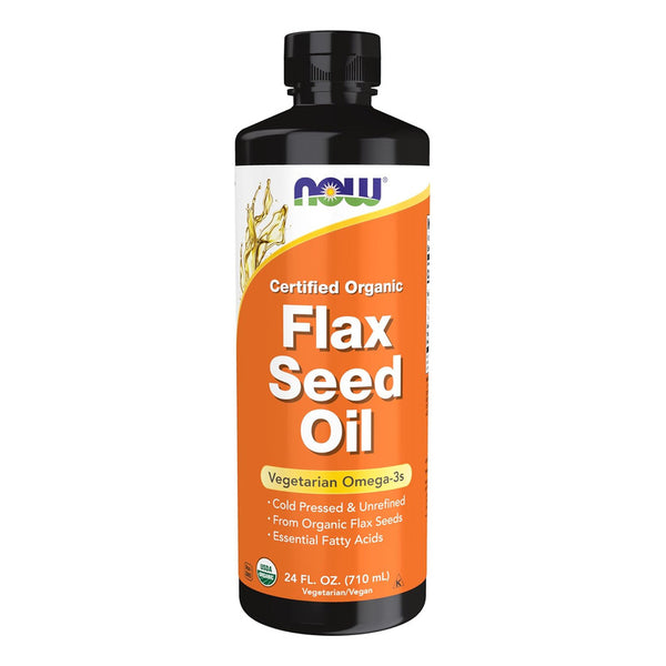 Aceite De Semilla De Lino Organico Prensado En Frio de 710 Ml Salud Natural