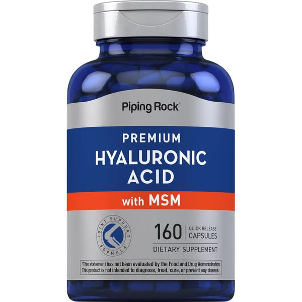 Acido Hialuronico Con Msm 1000 Mg 160 Capsulas Salud Optima