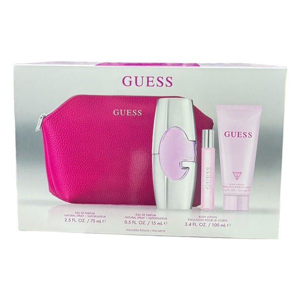 Perfume Estuche Guess For Women 4 Piezas Aroma Floral Frutal