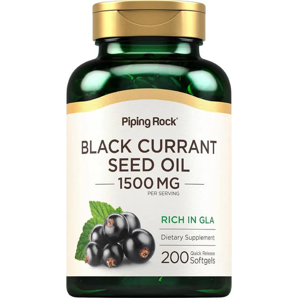 Capsulas Blandas Aceite Semilla Grosella Negra 1500 Mg 200 U Saludable Efectivas