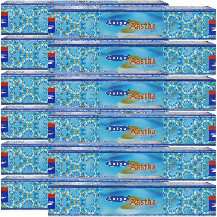 Aastha Varillas De Incienso Aroma Suave Y Soporte Incluido - Imagen 6