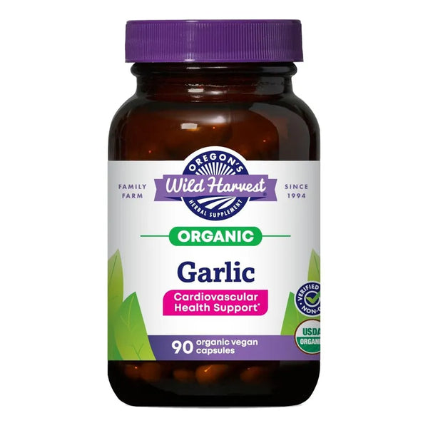 Capsulas De Ajo Organico 1575 Mg Oregon's Wild Harvest Saludable