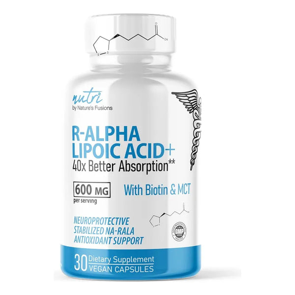 Acido Alfa Lipoico 600 Mg Con Biotina Para Energía Y Salud Celular