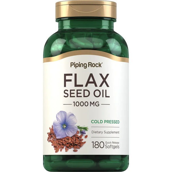Capsulas Blandas Aceite De Linaza 1000 Mg 180 Unidades Omega 3-6-9