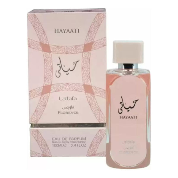 Lattafa Hayaati Florence Edp 100ml Mujer Perfume Aromático Necesario