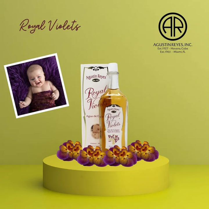 Agua De Colonia Royal Violets Para Bebés, Delicado Aroma Ref - Imagen 7
