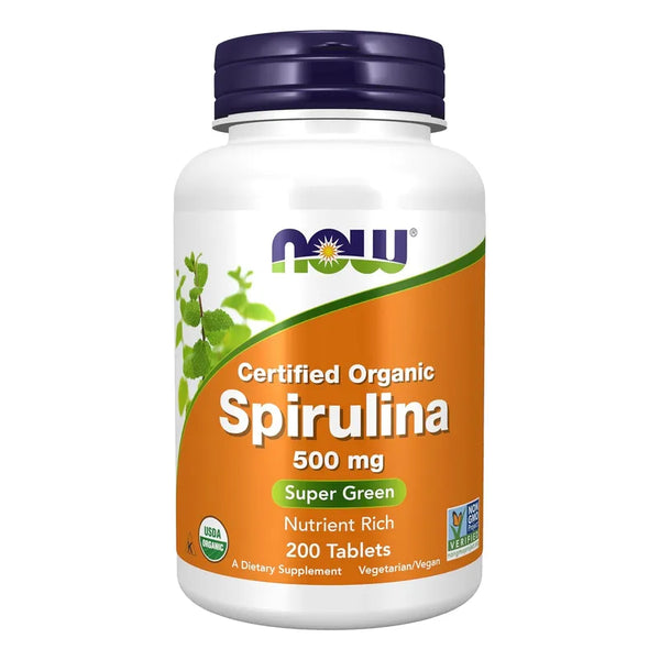 Capsulas De Espirulina Organica 500 Mg 100 Pura 180 Unidades Invento