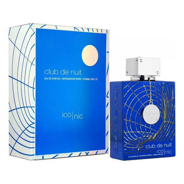 Perfume Club De Nuit Iconic 200 Ml Unisex De Armaf Con Notas Cítricas Sin Alcohol