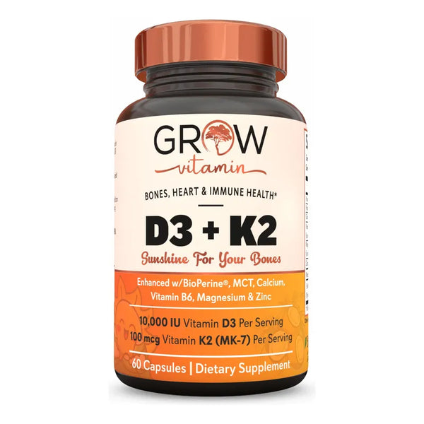 Aceite D3 K2 Con Mct 10000 Ui D3 Zinc Calcio Magnesio En Cápsulas