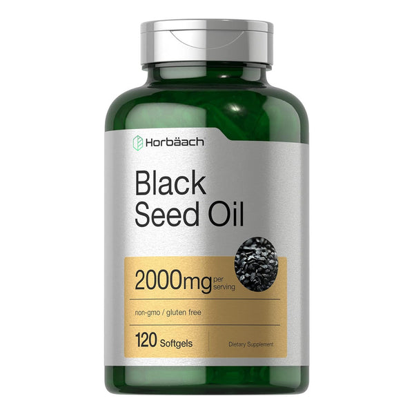 Aceite De Semilla Negra 2000 Mg Nigella Sativa 120 Cap Complemento Natural