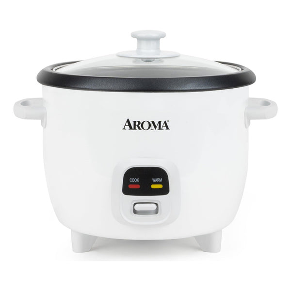 Arrocera Aroma Arc393ng 6 Tazas Cocidas Blanca Con Función Automática