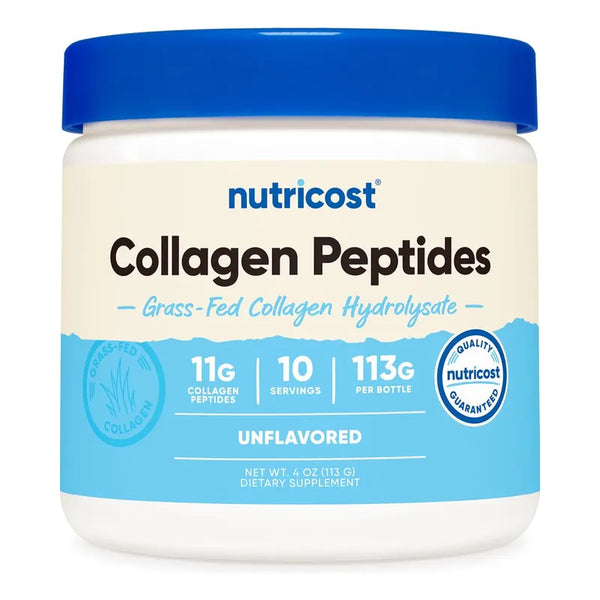 Colágeno En Polvo Sin Sabor Nutricost Hidrolizado Pasto 113g