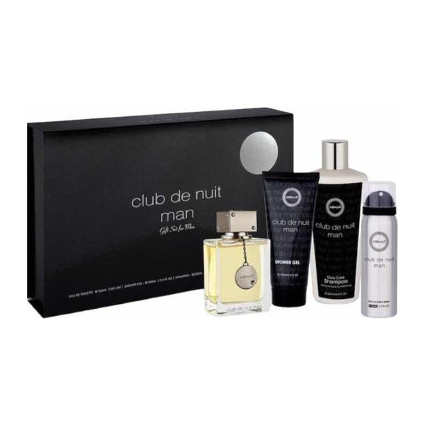 Estuche Club De Nuit Man Con Perfume Shower Gel Y Shampoo Corporal