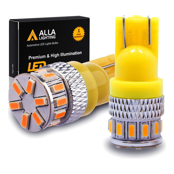 Bombillas Led Alla Lighting T10 Wedge 168 194 Superbrillantes 18 SMD Reemplazo