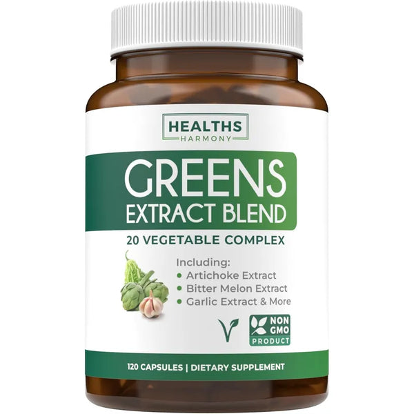 Capsulas Antioxidantes Super Greens 2250mg Suplemento Saludable