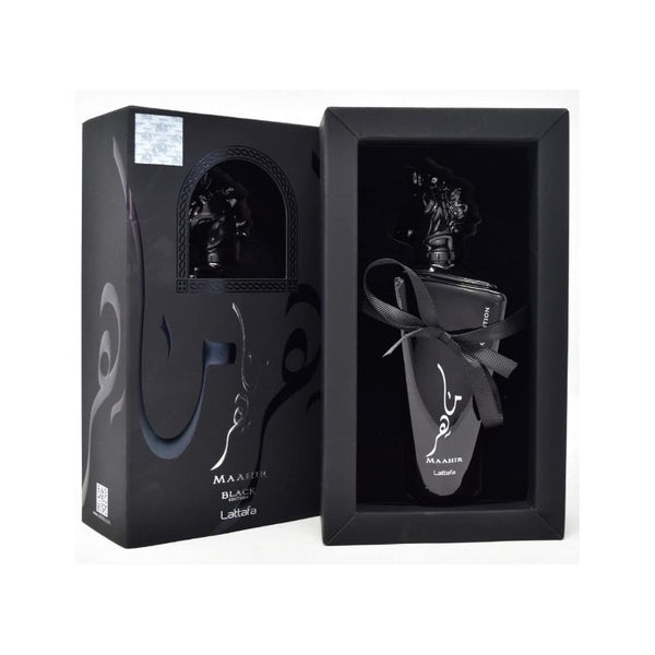 Perfume Lattafa Maahir Black Edition Aroma Intenso 100ml