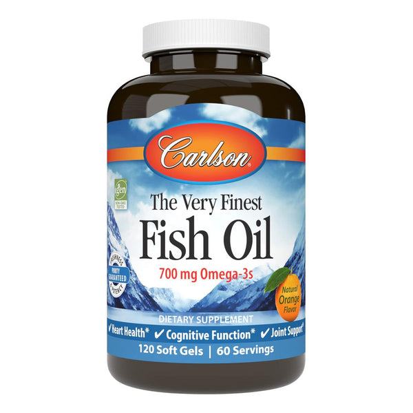Carlson Aceite De Pescado Mas Fino 700mg Omega3 120 Cap Beneficios Sustentables