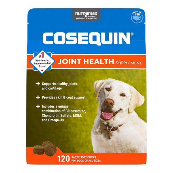Suplemento Articular Para Perros Cosequin 120 Masticables Efectivos