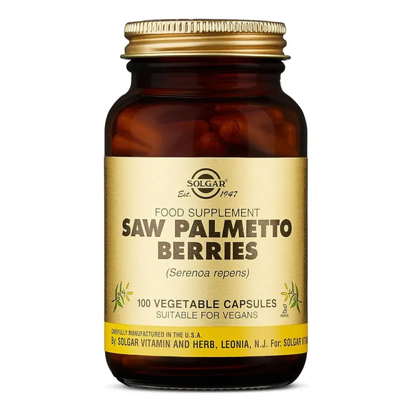Capsulas Saw Palmetto Solgar Salud Masculina Completa 100 Unidades