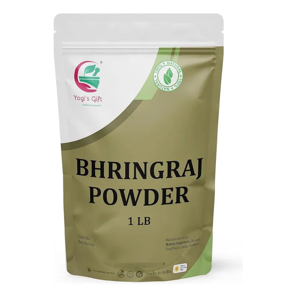 Polvo Bhringraj Eclipta Alba 454g Fortalece Cabello Naturalmente
