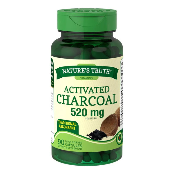 Carbon Activado Natural Natures Truth 100g Efecto Purificador