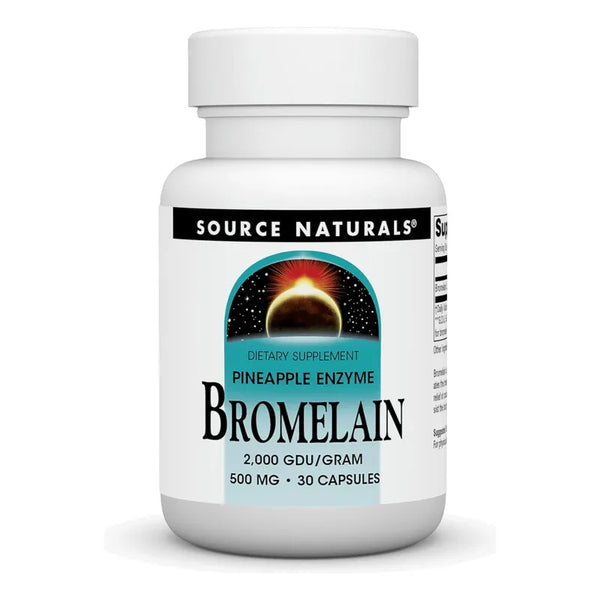 Bromelina De 500Mg 30 Cápsulas Enzima Digestiva Natural Saludable
