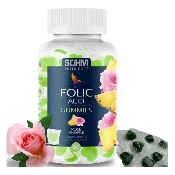 Gomitas Ácido Fólico 60 Unidades Complemento Saludable Natural