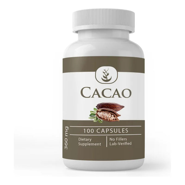 Capsulas De Cacao Puro 100 Unidades Sin Aditivos Importado De Usa